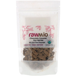 Rawmio, Organic Chocolate Covered Goji Berries,  2 oz (57 g)