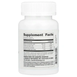 Bariatric Advantage, Железо с витамином C, тиамином и медью, 60 капсул