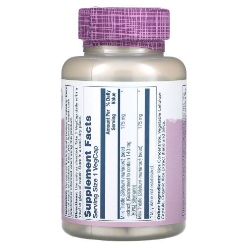 Solaray, Экстракт расторопши (175 мг) 120 вег капсул