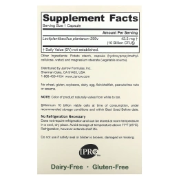 Jarrow Formulas, Ideal Bowel Support, 299v, 10 млрд клеток, 30 растительных капсул