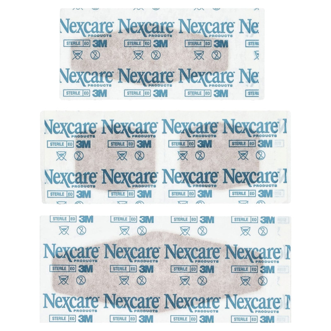 Nexcare, гибкие тканевые бинты, ассорти, 30 разных размеров