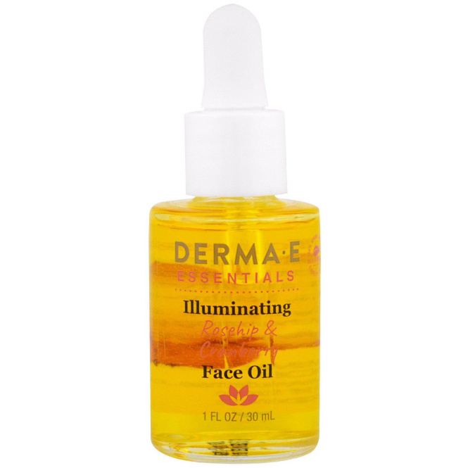 Derma E, Illuminating face Oil, Rosehip & Cranberry , 1 fl oz (30 ml)