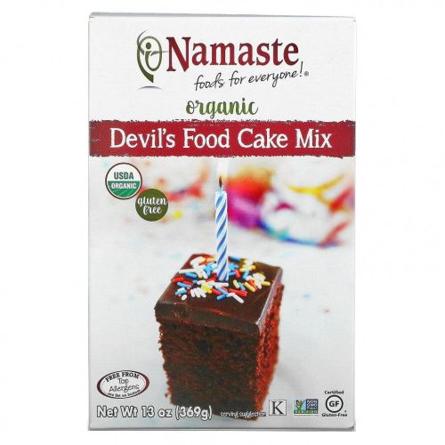Namaste Foods, Organic, смесь для выпечки Devil's Food, 369 г (13 унций)