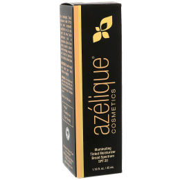 Azelique, Придающее блеска тонирующее увлажняющее средство широкого спектра с SPF 20, Светлый оттенок, Без тестирований на животных, Сертифицированный веганский продукт, 1,18 ж. унц.(35 мл)