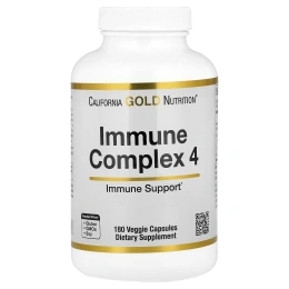 California Gold Nutrition, Immune Complex 4, комплекс для укрепления иммунитета, 180 растительных капсул
