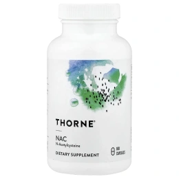 Thorne, NAC, 180 капсул (500 мг в 1 капсуле)
