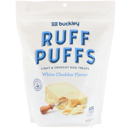 Buckley, Ruff Puffs, White Cheddar Flavor, 4 oz (113 g)