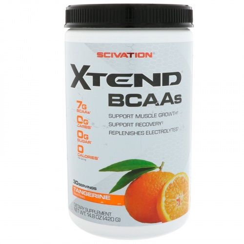 Scivation, Аминокислоты с разветвленной цепью Xtend, мандарин, 420 г