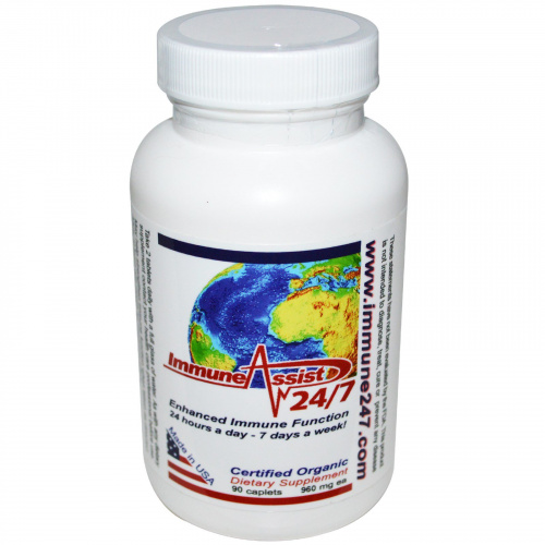 Aloha Medicinals Inc., Иммунная поддержка 24/7, 960 мг каждая, 90 капсуловидных таблеток