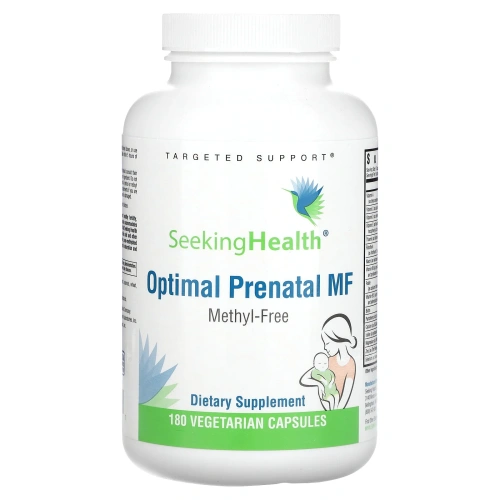 Seeking Health, Optimal Prenatal, безметила, 180 вегетарианских капсул