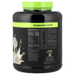 MusclePharm, Combat®, протеиновый порошок, со вкусом ванильного мороженого, 1,84 кг (4,1 фунта)