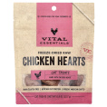 Vital Essentials, сублимированные лакомства для кошек из необработанных ингредиентов, куриные сердечки, 22,7 г (0,8 унции)