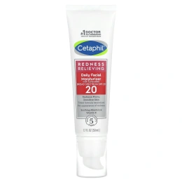Cetaphil, Redness Relief, ежедневное увлажняющее средство для лица с солнцезащитным эффектом, SPF 40, 50 мл (1,7 жидк. унции)