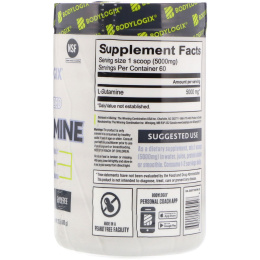 Bodylogix, Micronized L-Glutamine, Unflavored, 10.58 oz (300 g)