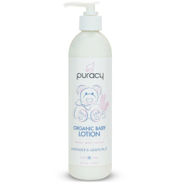 Puracy, Органический лосьон для младенцев, лаванда и грейпфрут, 12 жидких унций (355 мл)