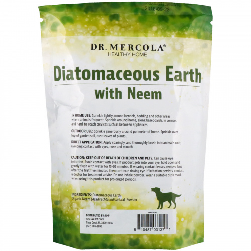 Dr. Mercola, Diatomaceous Earth with Neem, 1 lb (453.5 g)