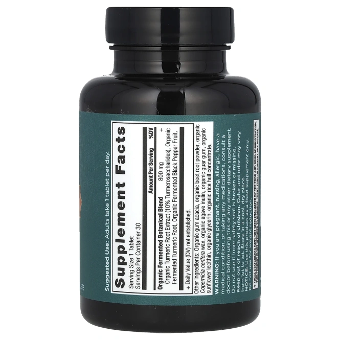 Dr. Axe / Ancient Nutrition, Куркума, один раз в день, 30 таблеток