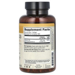 NatureWise, Витамин D3, 5000 МЕ, 360 мягких капсул