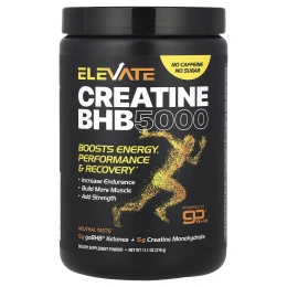 Real Ketones, Elevate, креатин BHB 5000, нейтральный, 316 г (11,1 унции)