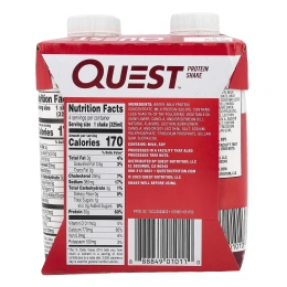 Quest Nutrition, Protein Shake, соленая карамель, 4 коктейля, 325 мл (11 жидк. унц.)
