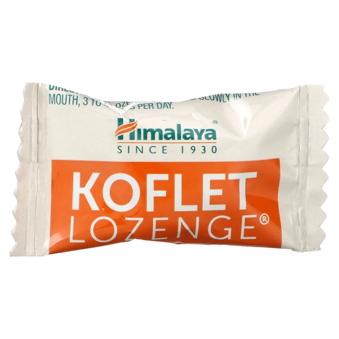 Himalaya, Леденцы от кашля и боли в горле кoflet, 20 леденцов