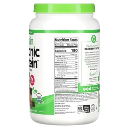 Orgain, Органический протеиновый порошок, растительная, с шоколадным и арахисовым маслом, 920 г (2,03 фунта)