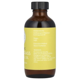 Pure Body Naturals, Органическое эфирное масло, лемонграсс, 118 мл (4 жидк. унц.)