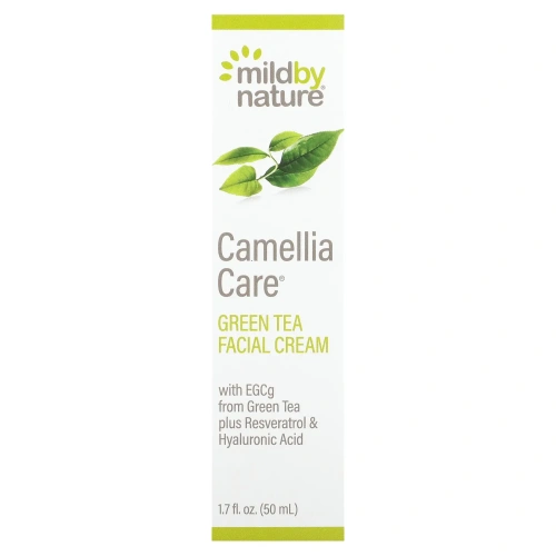 Mild By Nature, Camellia Care, крем для лица с зеленым чаем, 50 мл