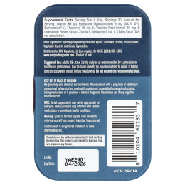 MaryRuth's, Полоски для растворения сна, клюква, 30 полосок