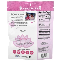 AshaPops, Popped Water Lily Seeds, розовая гималайская соль, 28 г (1 унция)