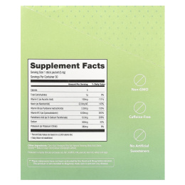 310 Nutrition, Hydrate, Electrolyte Drink Mix, Cucumber, 30 Sticks, 0.19 oz (5.4 g) Each