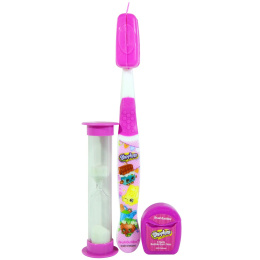 Brush Buddies, Shopkins, зубная щетка, набор для путешествий, 5 шт