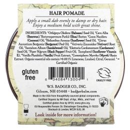 Badger Company, Органическая помада для волос, категория - мореплаватель, для мужчин, 2 унции (56 гр)
