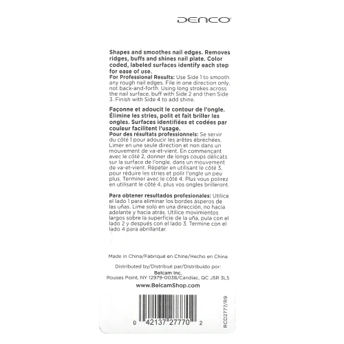 Denco, 4-Way Buffing Block, 2777, 1 Tool