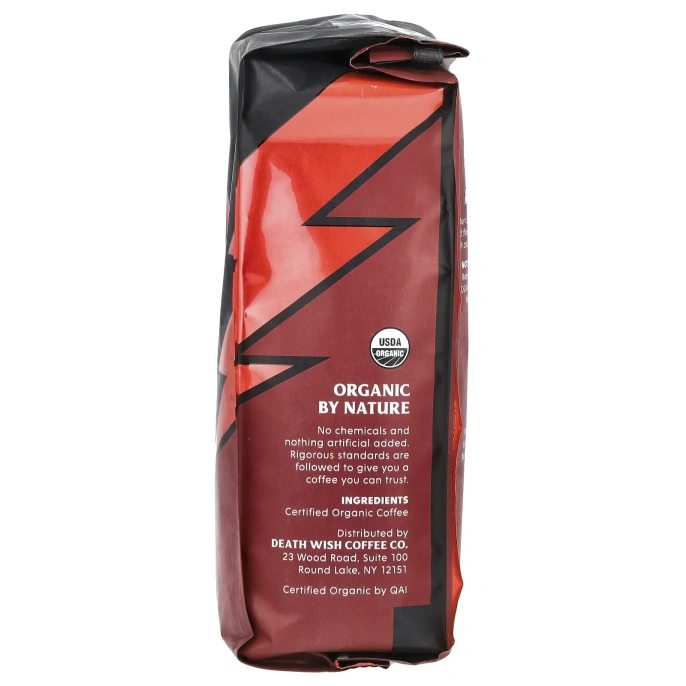 Death Wish Coffee, Молотый, темная обжарка, 283 г (10 унций)