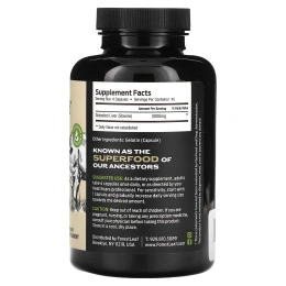 Forest Leaf, говяжья печень травяного откорма, 750 мг, 180 капсул