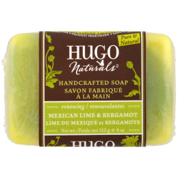 Hugo Naturals, Мыло ручной работы, мексиканский лайм и бергамот, 4 унции (113 г)
