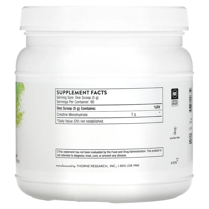 Thorne Research, Креатин, 16 унций (450 г)