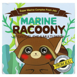 Secret Key, Marine Racoony Патчи для глаз и других зон с гидрогелем, 60 патчей