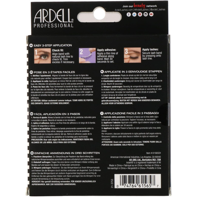Ardell, Wispies, оригинальные пушистые накладные ресницы с Invisiband, 5 пар