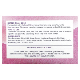 Heritage Store, Мыло Colloidal Silver Soap, 100 г