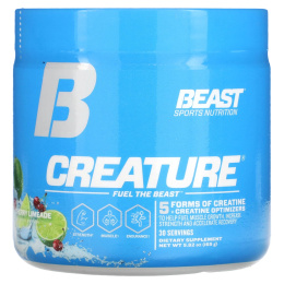 Beast Sports Nutrition, Creature Powder Вишневый лаймовый сироп 165 грамм