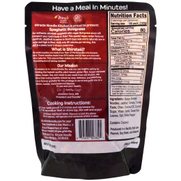 Miracle Noodle, Готовый к употреблению продукт, веганские спагетти болоньезе, 10 унций (280 г)