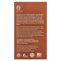 Dr. Jacobs Naturals, Отшелушивающее кастильское мыло с люфой, Coco Loco, лаймад, 142 г (5 унций)