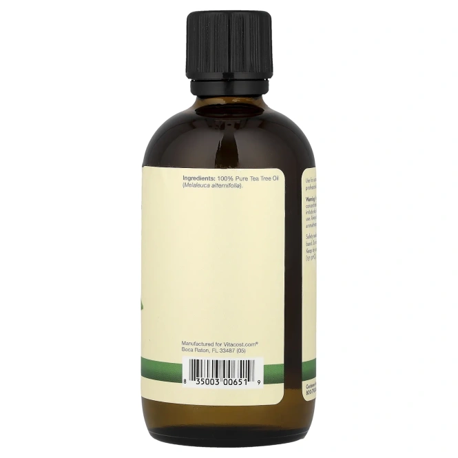 Vitacost, 100% чистое масло чайного дерева, 118 мл (4 жидк. унции)
