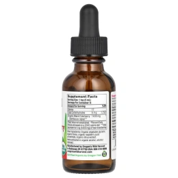 Oregon's Wild Harvest, Органический мед из черной бузины, без спирта, 30 мл (1 жидк. унц.)