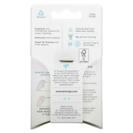 Dr. Tung's, Smart Floss, зубная нить с натуральным ароматизатором кардамона, 30 ярдов (27 м)