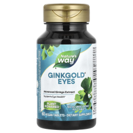 Nature's Way, Ginkgold Eyes, 60 таблеток