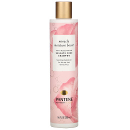Pantene, Pro-V, Nutrient Blends, Miracle Moisture Boost, Sulfate Free Shampoo with Rose Water, 9.6 fl oz (285 ml)