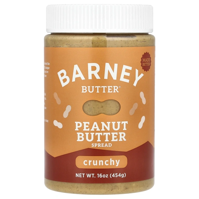 Barney Butter, Спред с арахисовой пастой, хрустящий, 454 г (16 унций)